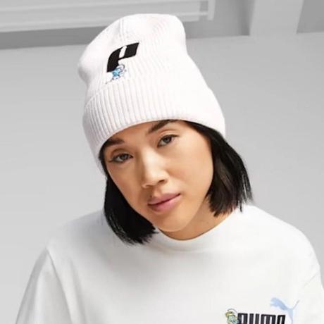 Topi Kupluk X The Smurfs Beanie Warm White 024928 02