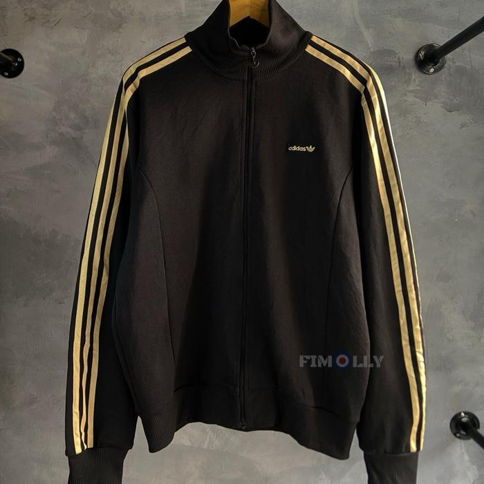 Tracktop Adidas Beckenbauer black gold