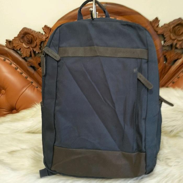 Samsonite Canvas Leather Backpack
