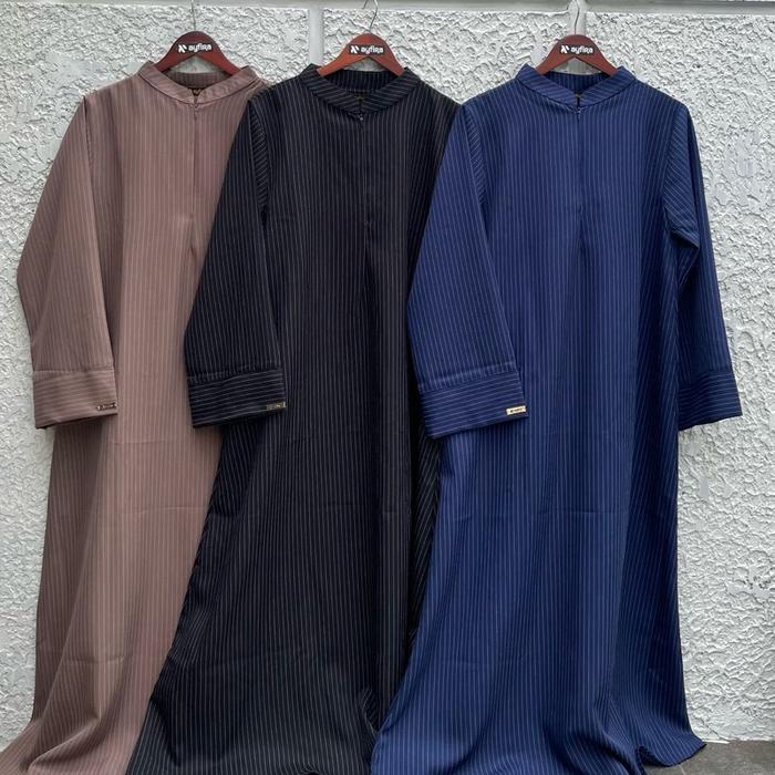 Talitha Dress Stripe Semiwoll Belluci Print Stripe Ayfira