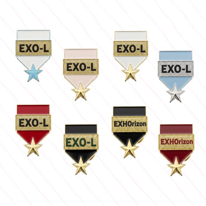 Aksesoris konser EX0 Pin Bros Fashion outfit konser