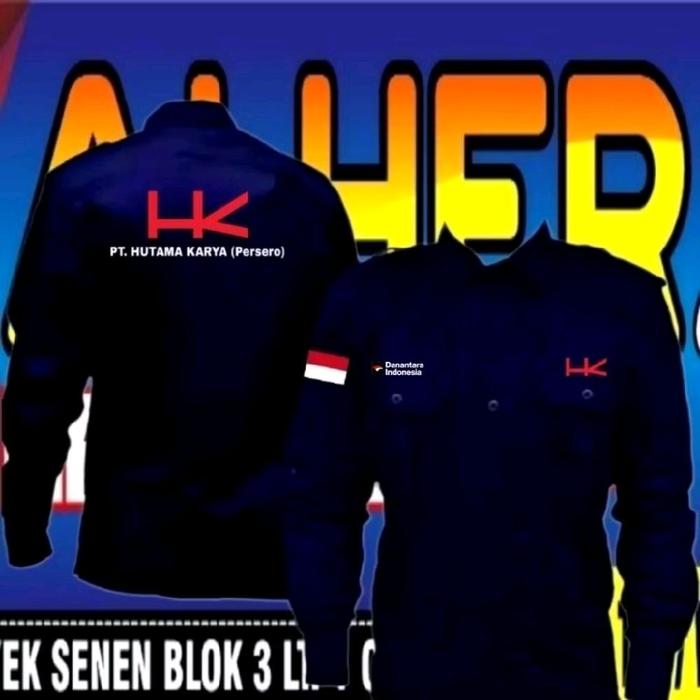 ready kemeja PT Hutama karya baju PT Hutama karya seragam PT Hutama karya kemeja kerja PT Hutama kar