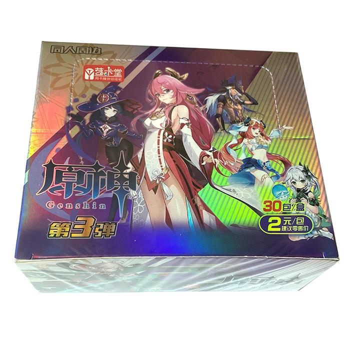 Anime Original Genuine Genshin Impact Cards Genshin Impact Aether