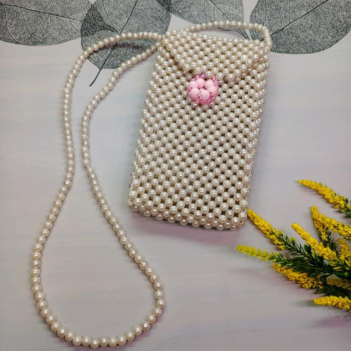 Tas HP Manik Slempang / Sling Bag Beads / Tas Manik Manik Hp
