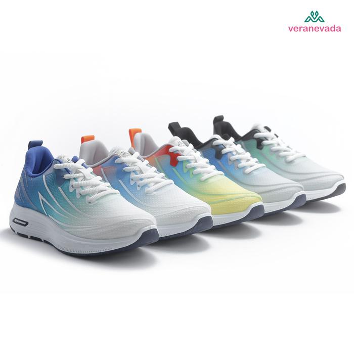 Vera Nevada Sneakers Sepatu sneakers wanita kanvas sporty ringan dengan sol 3.5 cm, tersedia warna b