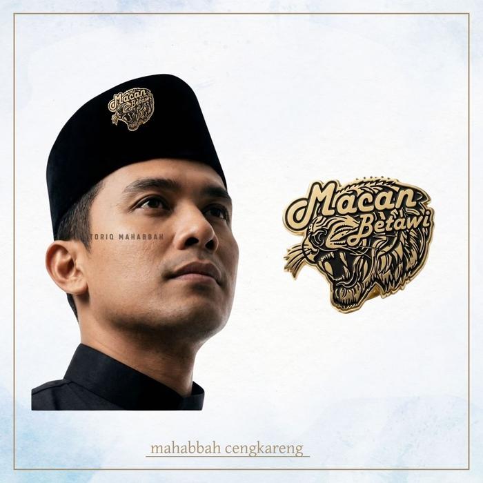 Pin Bros Macan Betawi Berbagai Aksesoris Pin Keris Pin Golok Pin Garuda Bahan Stainless Kuat Best Se