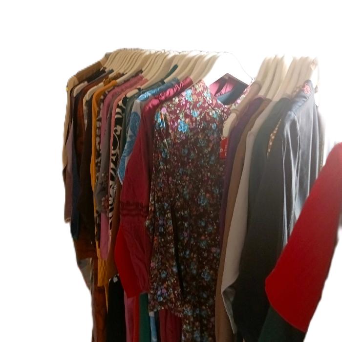 Paket Usaha Atasan 2 Kodi - Midi Dewasa Wanita Dress Gaun Baju Rayon Katun - Casual, Panjang