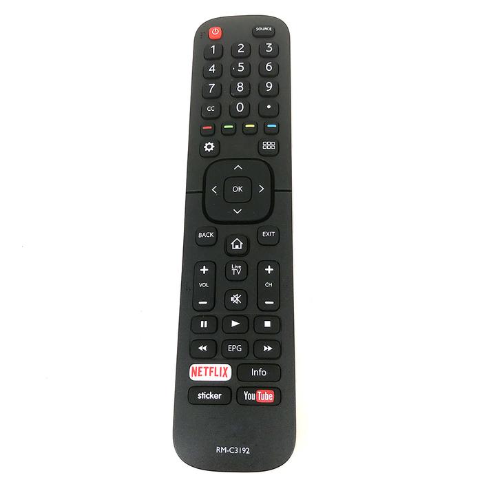 New Original RM-C3192 For JVC LCD TV Remote Control with Netflix