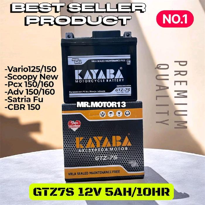 aki kayaba aki kering motor beat vario