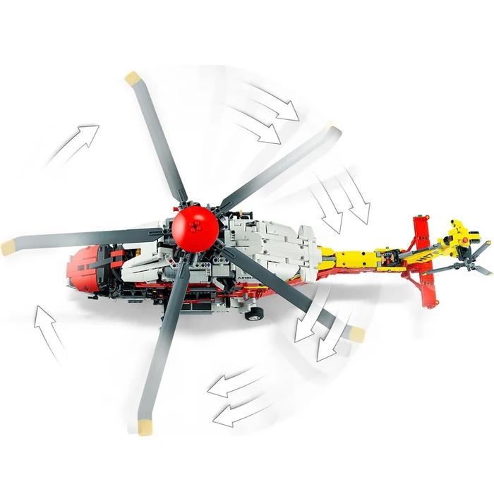 IN STOCK Technical Airbus H175 Rescue Helicopter Building Blocks
