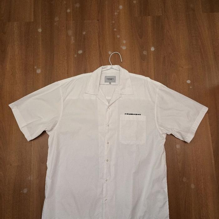 CARHARTT WIP WORKSHIRT DETROIT MICHIGAN WHITE