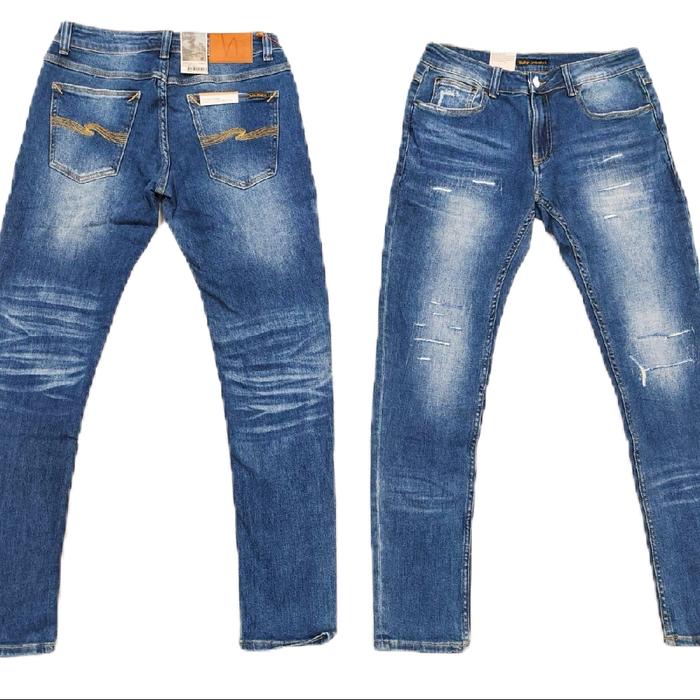 celana jeans pria Nudie terbaru celana nudie Lean dean Dry Salvadge original