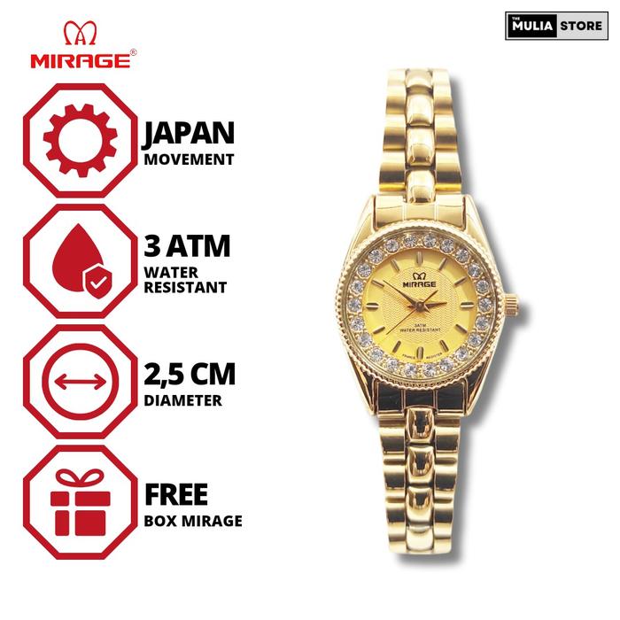 Jam Tangan Wanita Mirage 1580 Analog