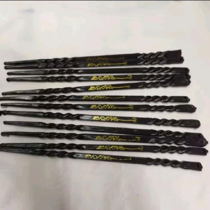 TUDING NGAJI HITAM /PETUNJUK KALAM NGAJI /GROSIR /LSN ISI (12PC) /TERBARU /TUDING NGAJI