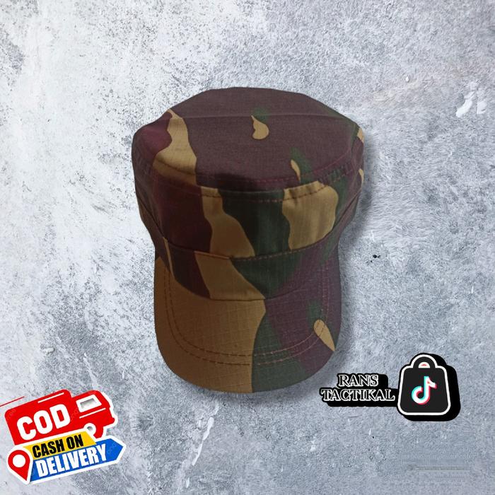 topi pet komando anak loreng kopasus/topi loreng anak kopasus Motif Fashion