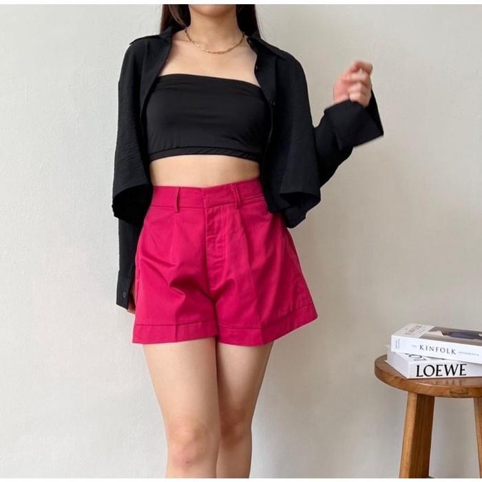 [ UNEED.CLO ] Hotpants Fuschia Short Pants