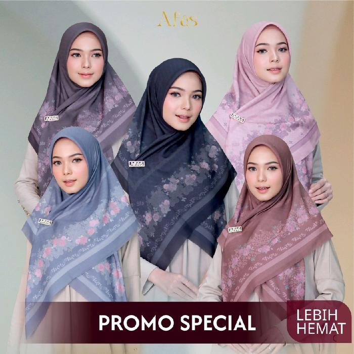 Amanda Scarf Series Afas x Sita.id - Voal Meisya Madinah Soft Box Exlusive Handle Pita Koleksi Scarf