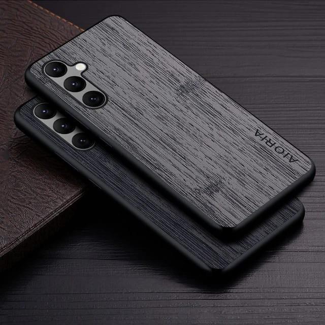 Wood Textured Aia Case for Samsung M14 M34 M54 5G *