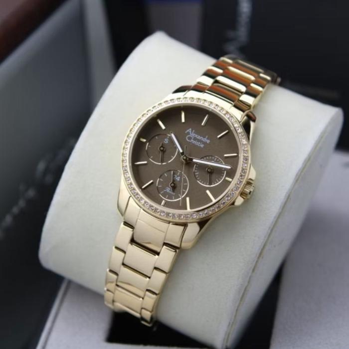 Jam Tangan Wanita Alexandre Christie AC 2A97 BF Original