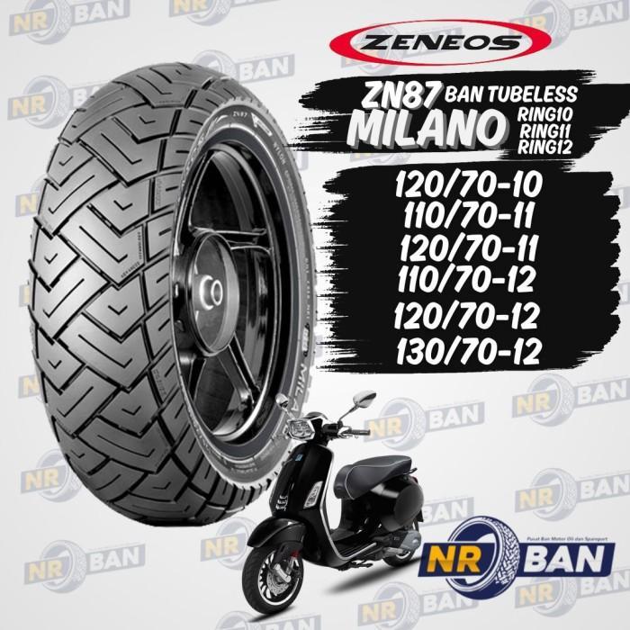 Ban ZENEOS MILANO ZN87 Ring 10 11 12 120/70-10 110/70-11 120/70-11 110/70-12 120/70-12 130/70-12 Tub