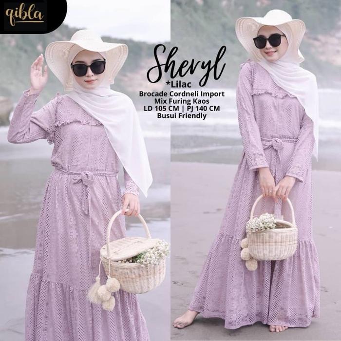 Ready Xxl | Gamis Salsa Salasa Tille Brokat Cornelli | Gamis Maxy Mayung Remaja Wanita Anak Pesta Me