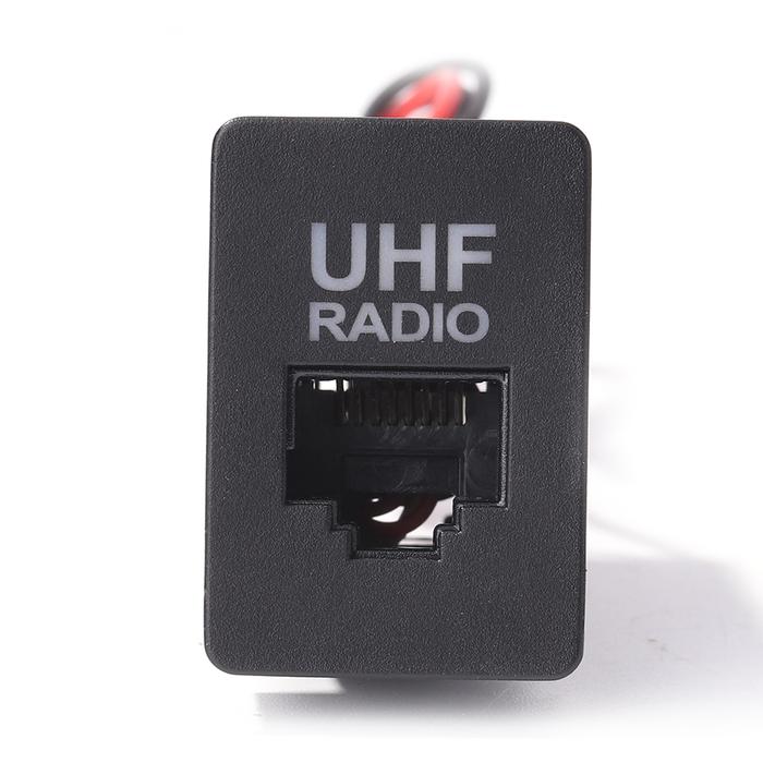 Car UHF Radio Socket Autootive Dashboard RJ45 UHF Radio Pass Through