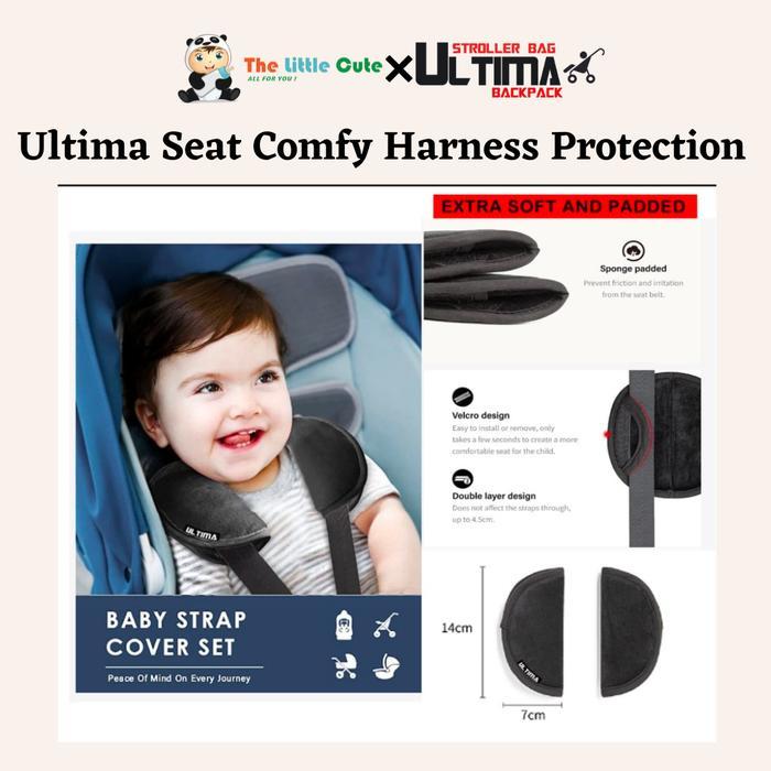 TERLARIS ULTIMA SEAT COMFY HARNESS PROTECTION COVER FOR STROLLER CARSEAT BABY PELINDUNG TALI STROLLE
