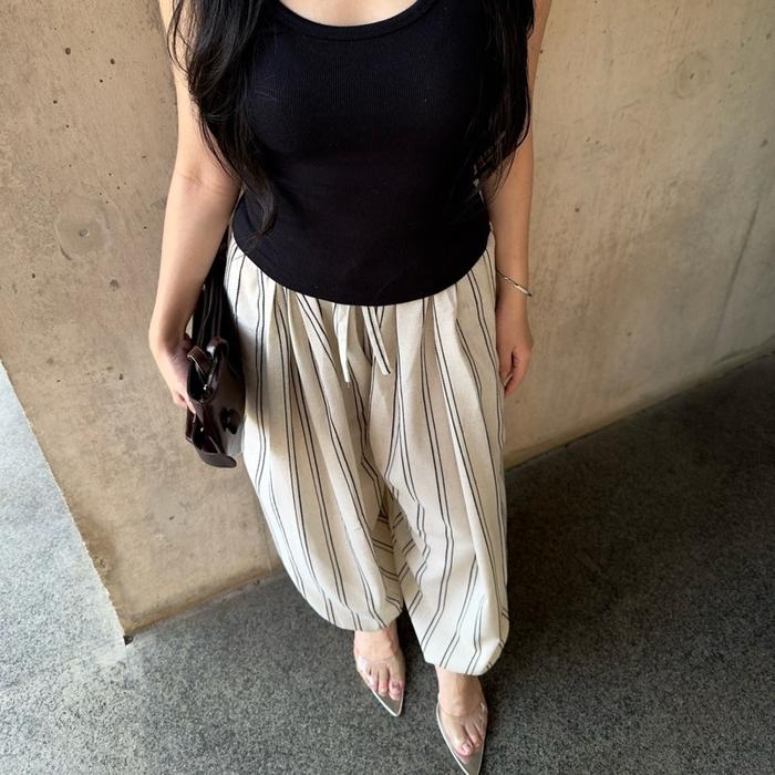 Linen balloon pants ( celana balloon )