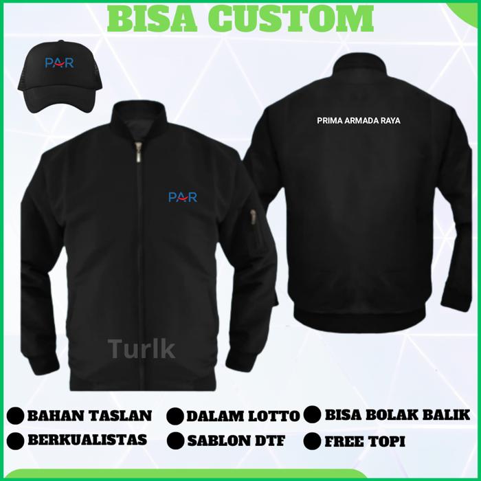 Jaket Prima Armada Raya Jaket Bomber Prima Armada Raya Custom Free Topi