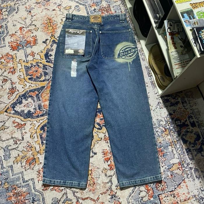 Y2K Baggy Denim Pants Dickies Workwear