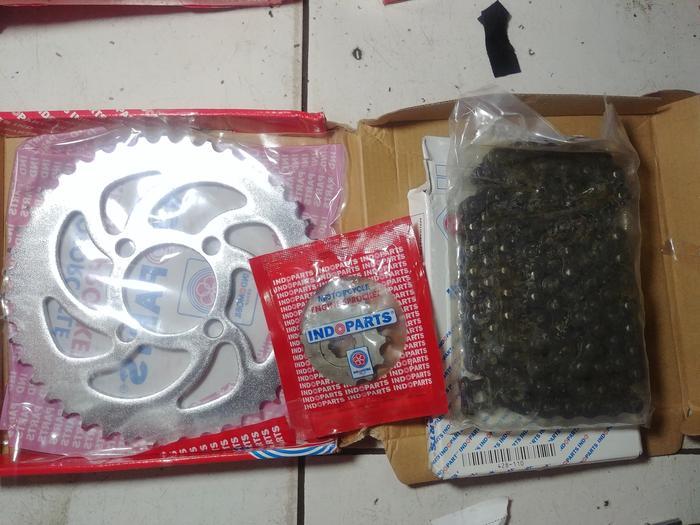 Gir Set/ Gear Set/Chain Kit Indopart/Indopart Yamaha Byson #Gratisongkir