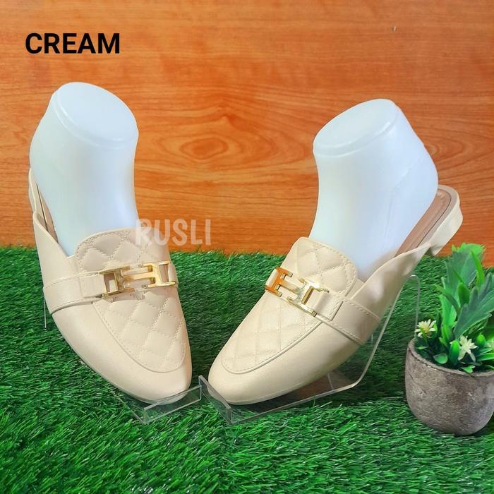 (COD) Sandal Selop Jelly Wanita Trendy Besi H Balance CMS 1607-S1 Shoes Sendal