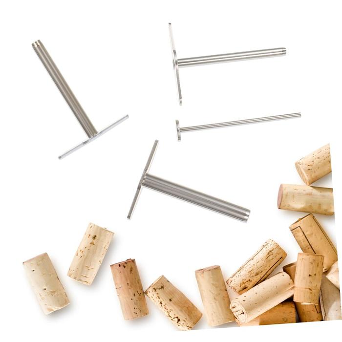 4pcs/set Cork Borer Pelubang Gabus Pembolong Pelubang Sumbat Karet
