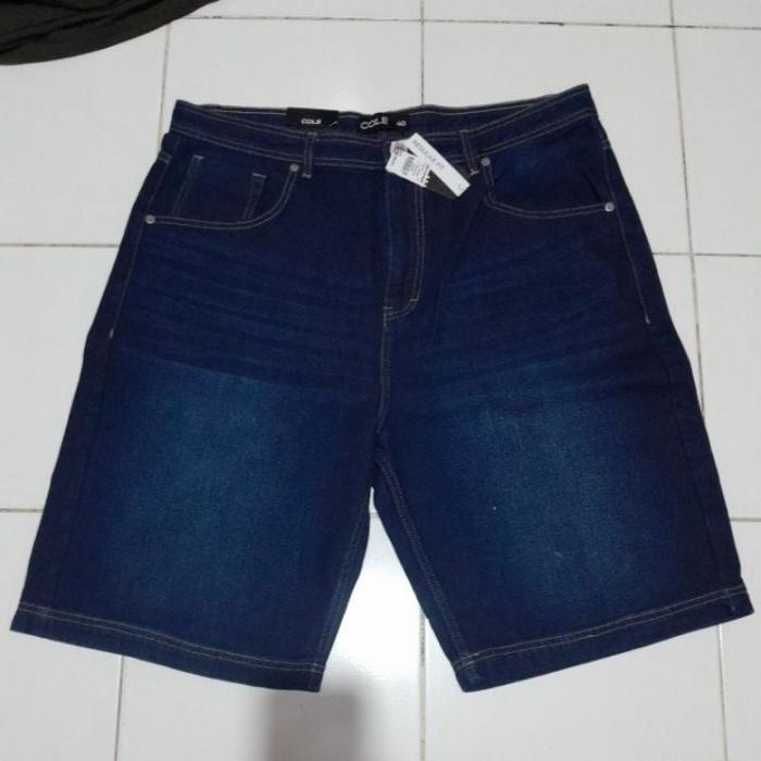 Celana Pendek Jeans Cole Original Bahan Katun