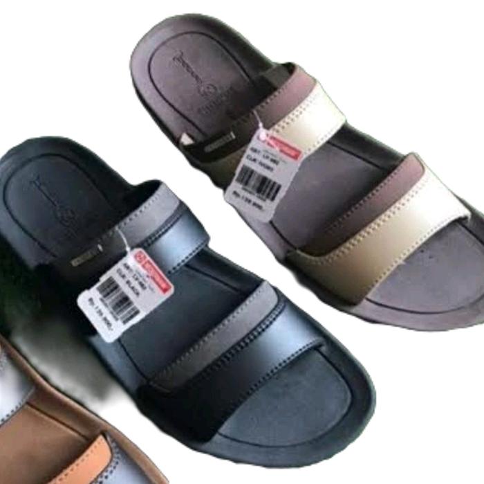 sandal nekermen LV 982 ivory baha karet Pria Selop Shoes
