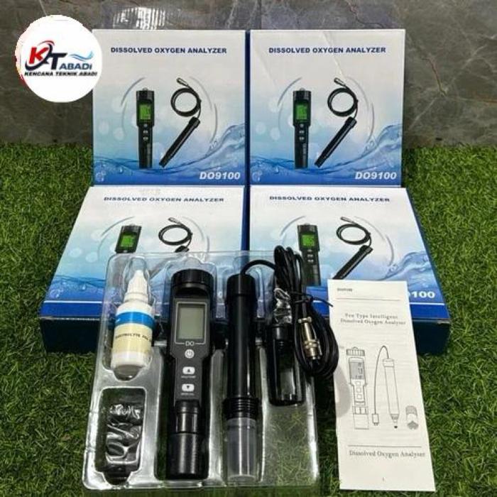 Dissolved Oxygen Meter DO9100 DO Tester Oksigen Water Air Disolved O2