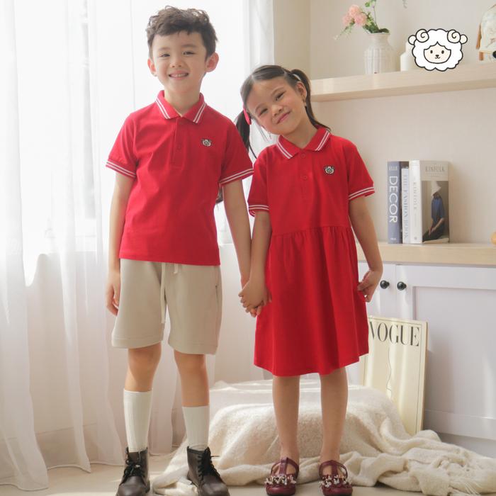 LYZORA – MIA Polo Dress Anak Perempuan Usia 2-10 Tahun