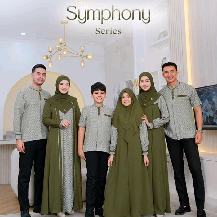 original salvina hijab,shymponi series,gamis muslim lebaran 2025 Couple Keluarga Sarimbit
