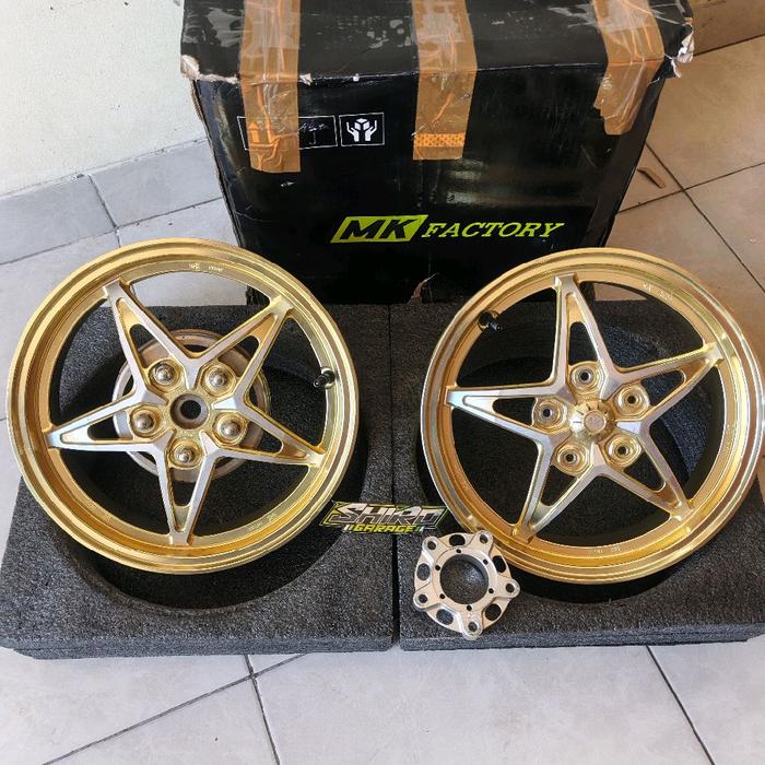 Velg MK Star Gold Forged Vespa Matic Seken Second