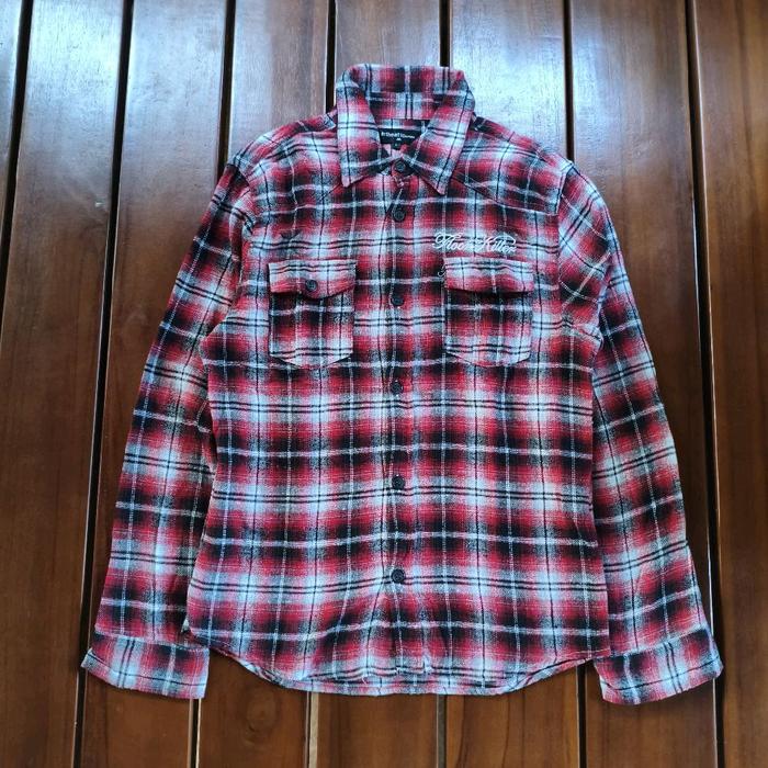 flanel veterano second branded Pria