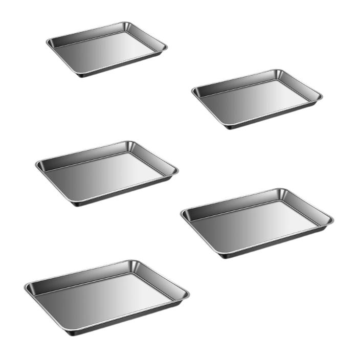 69HC Toaster Oven Tray Stainless Steel Baking Pans Baking Tray Easy
