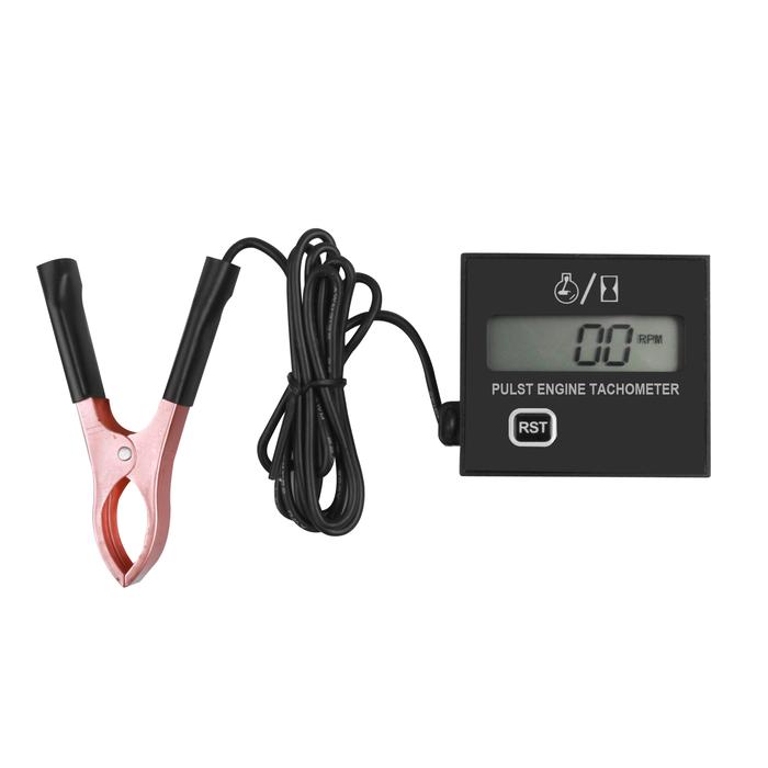 Mesin Bensin Digital Tachometer Induksi Pulst Tach Meter Pengukur
