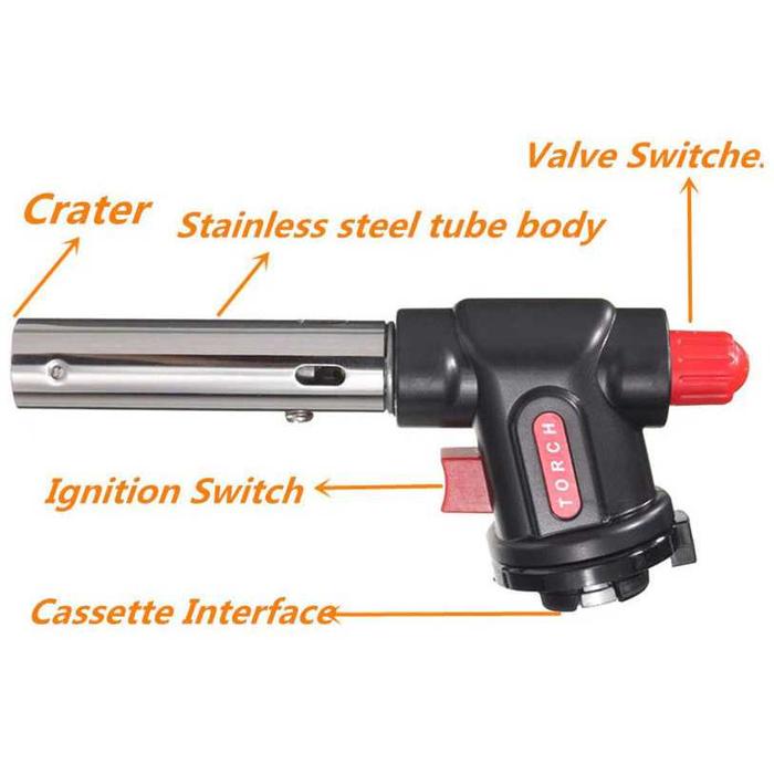Firetric Kepala Gas Butane Multi Purpose Torch 1300 Celcius - Ws-504C