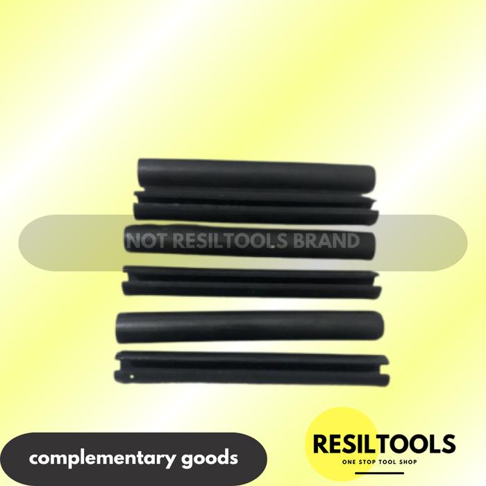 Spring Pin Baja Hitam Roll Pin M5 Pin Pengait Dowel Pin Pen Bambu Pin Belah Per Buah