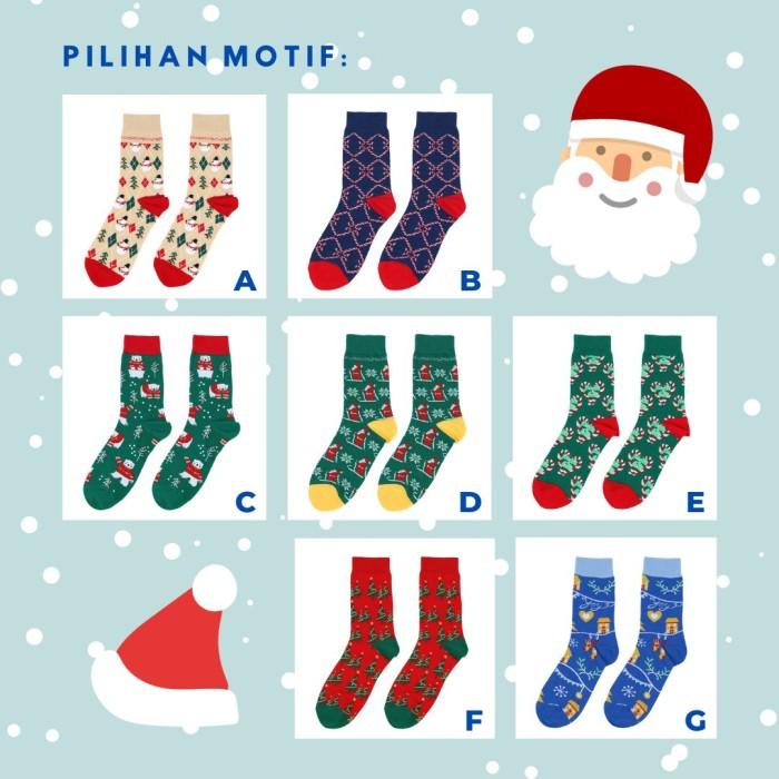 Kaos Kaki Natal Christmas Socks Kado Natal Anak Cucu Remaja Xmas Gift