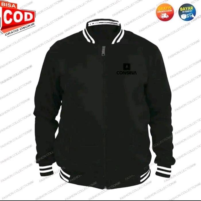 JEKET VARSITY RESLETING TEXT 01 PEMAKAIAN PRIA DAN WANITA