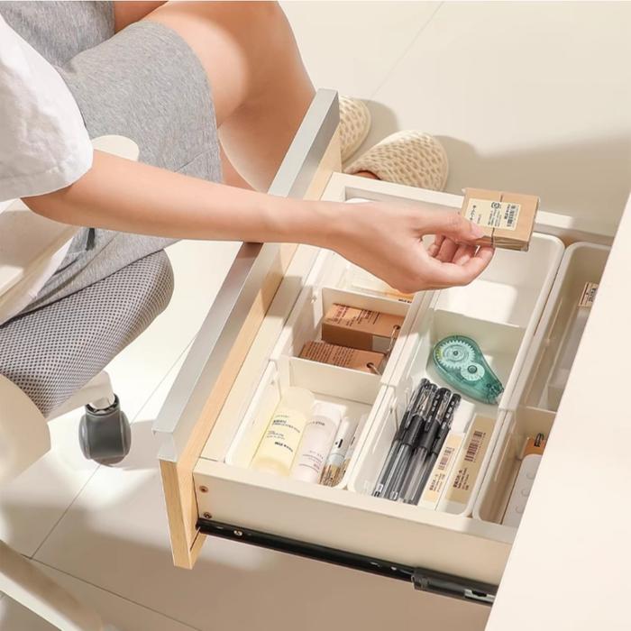 STORAGE BOX LACI / TEMPAT PENYIMPANAN ORGANIZER LACI / KOTAK PENYIMPANAN SEKAT ORGANIZER LACI MEJA D
