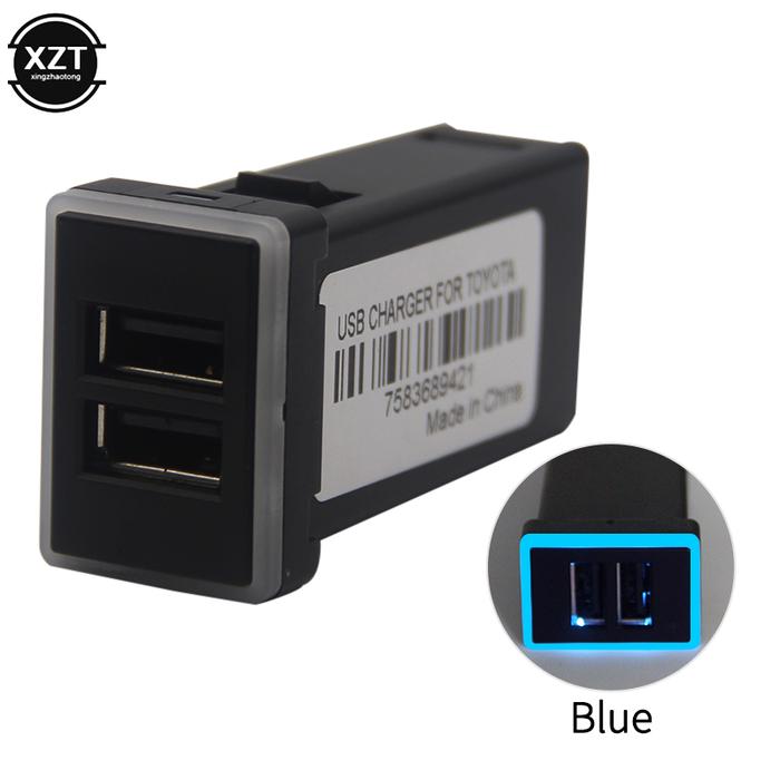 QC3.0 Car Charger Dual USB Ports Phone Quick Charge PDA DVR Adapter