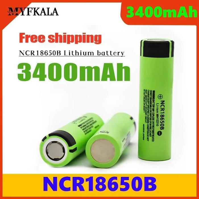 100% NEWEST Original 18650 Battery NCR18650B 3.7V 3400mah 18650