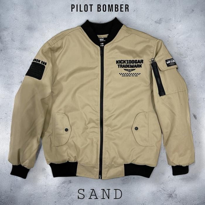 PILOT BOMBER- Jaket Bandung Store- Jaket pria-jaket distro- jaket motoran-jaket bahan premium- jaket